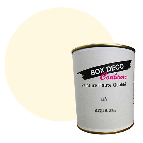 Peinture meuble bois intérieur à base d'acrylique aspect mat Aqua Bois –  750 ml - BOX DECO COULEURS