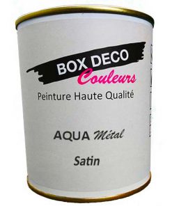 aqua metal satin