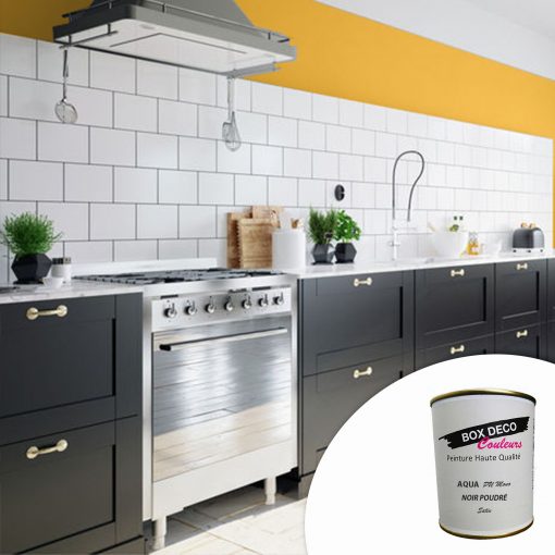 Peinture meuble de cuisine et salle de bain aspect satin