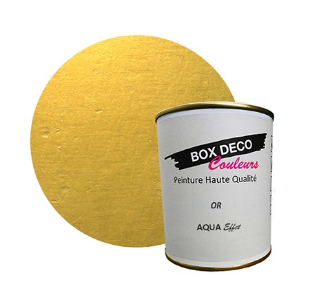 Box peinture murale effet or - BOX DECO COULEURS