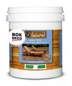 Huile bois teck naturelle pour intérieur et extérieur - Bio - NATURA - Lasural - Entretien et la protection des bois exotiques 1 L