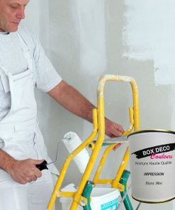 Peinture impression murale acrylique blanc aspect mat Aqua Déco -750ml